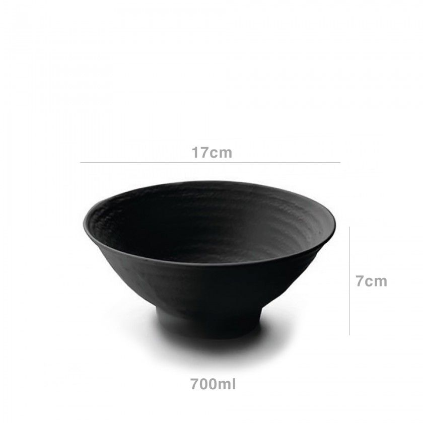 Tigela Melamina Lacor White & Black Cónica Tigela Melamina Lacor White & Black Cónica