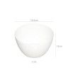 Tigelo Plstico Branco 2300ml 19.5X12cm