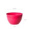 Tigelo Plstico Rosa 2300ml 19.5X12cm