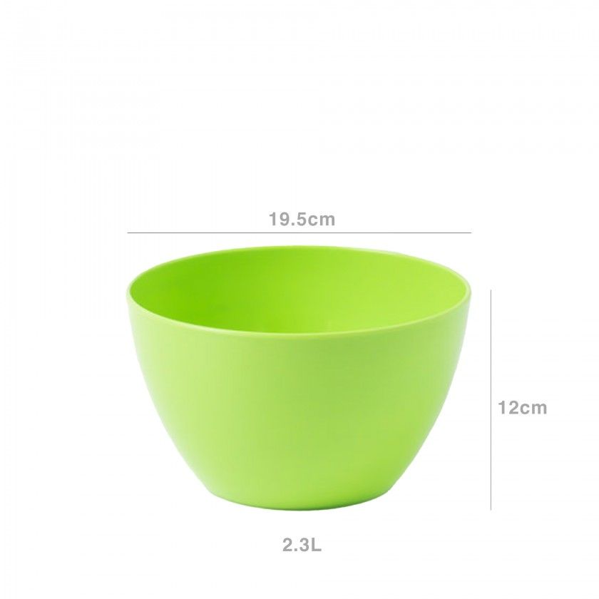 Tigelão Plástico Verde 2300ml 19.5X12cm Tigelão Plástico Verde 2300ml 19.5X12cm