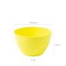 Tigelo Plstico Amarelo 2300ml 19.5X12cm