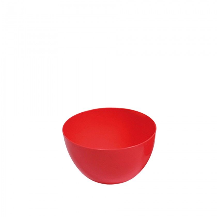 Tigelo Plstico Vermelho 500ml 12X7cm