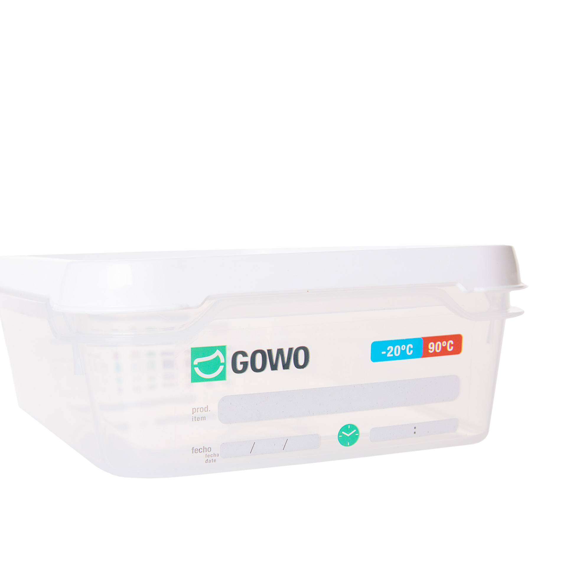 Caixa Hermética Plástica Gowo com Tampa Retangular