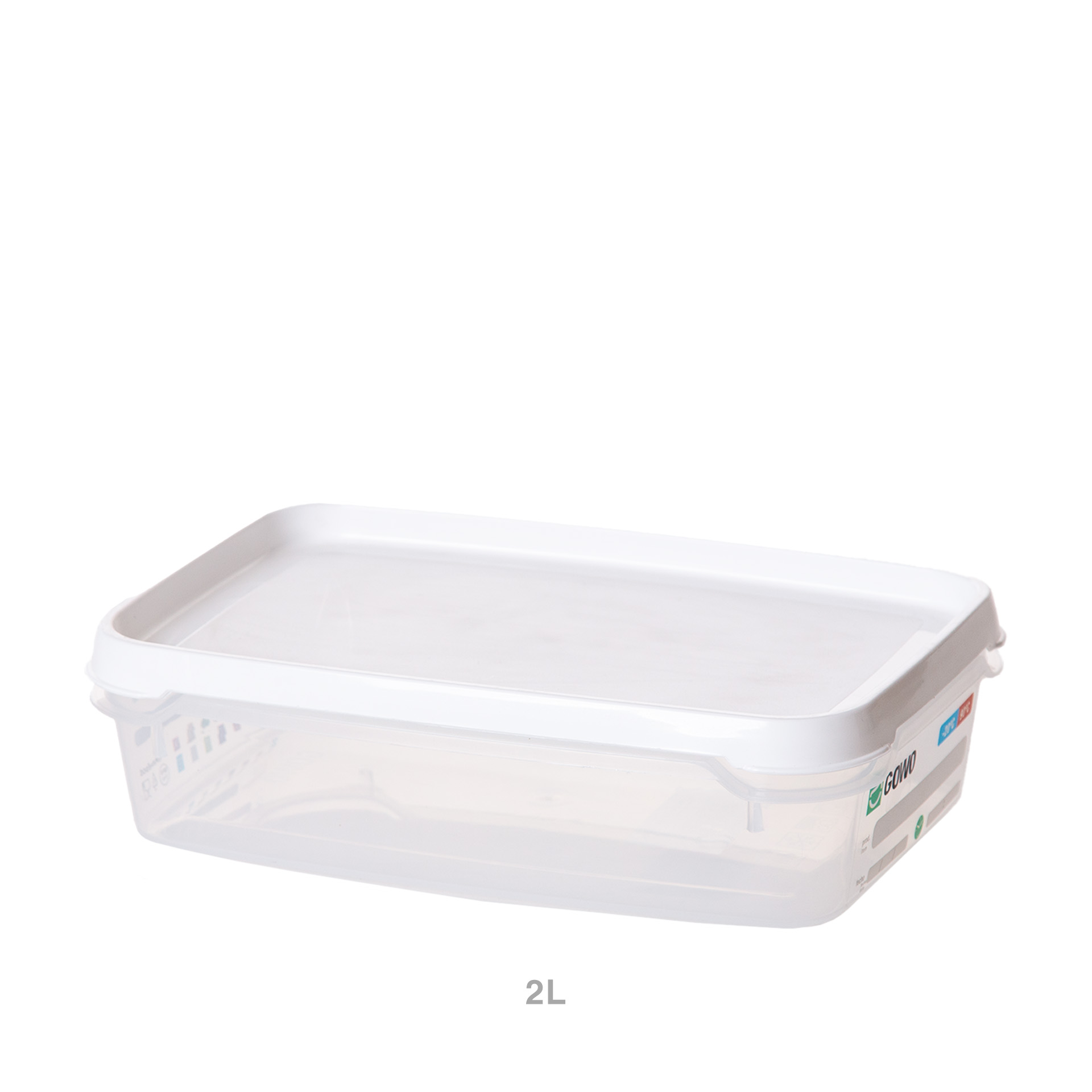 Caixa Hermética Plástica Gowo com Tampa Retangular