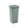 Balde Lixo com Pedal Smart 40L 33X31X67cm