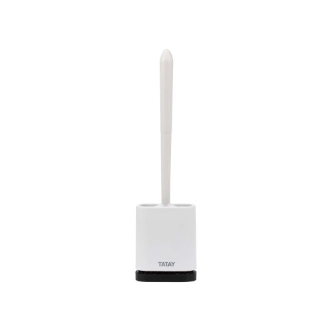 Escovilh�o Wc Silicone Flex�vel Branco 11.2X6.2X42cm - Image product