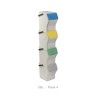 Balde Modular Reciclagem Easy Waste Branco 20L 35X27X142cm Pack 4