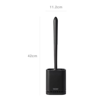Escovilhão Wc Silicone Flexível 11.2X6.2X42cm