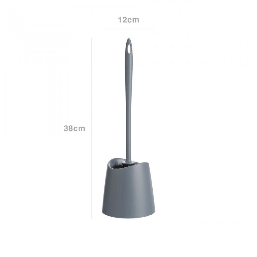 Escovilhão WC Standard Cinzento 12X38cm Escovilhão WC Standard Cinzento 12X38cm