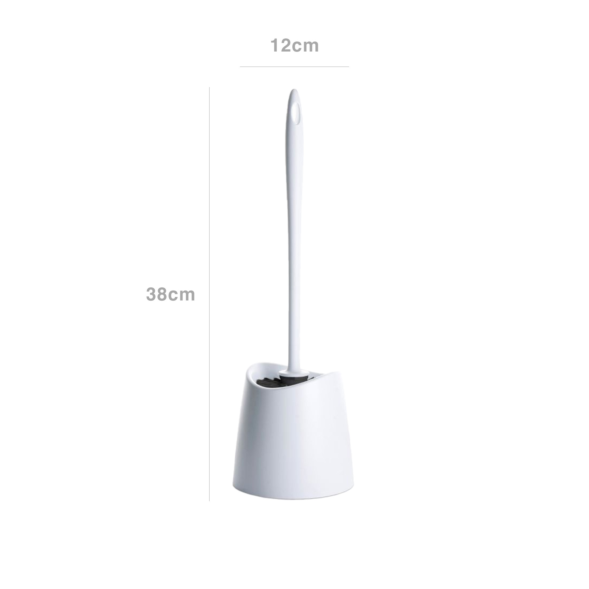 Escovilhão WC Standard Branco 12X38cm