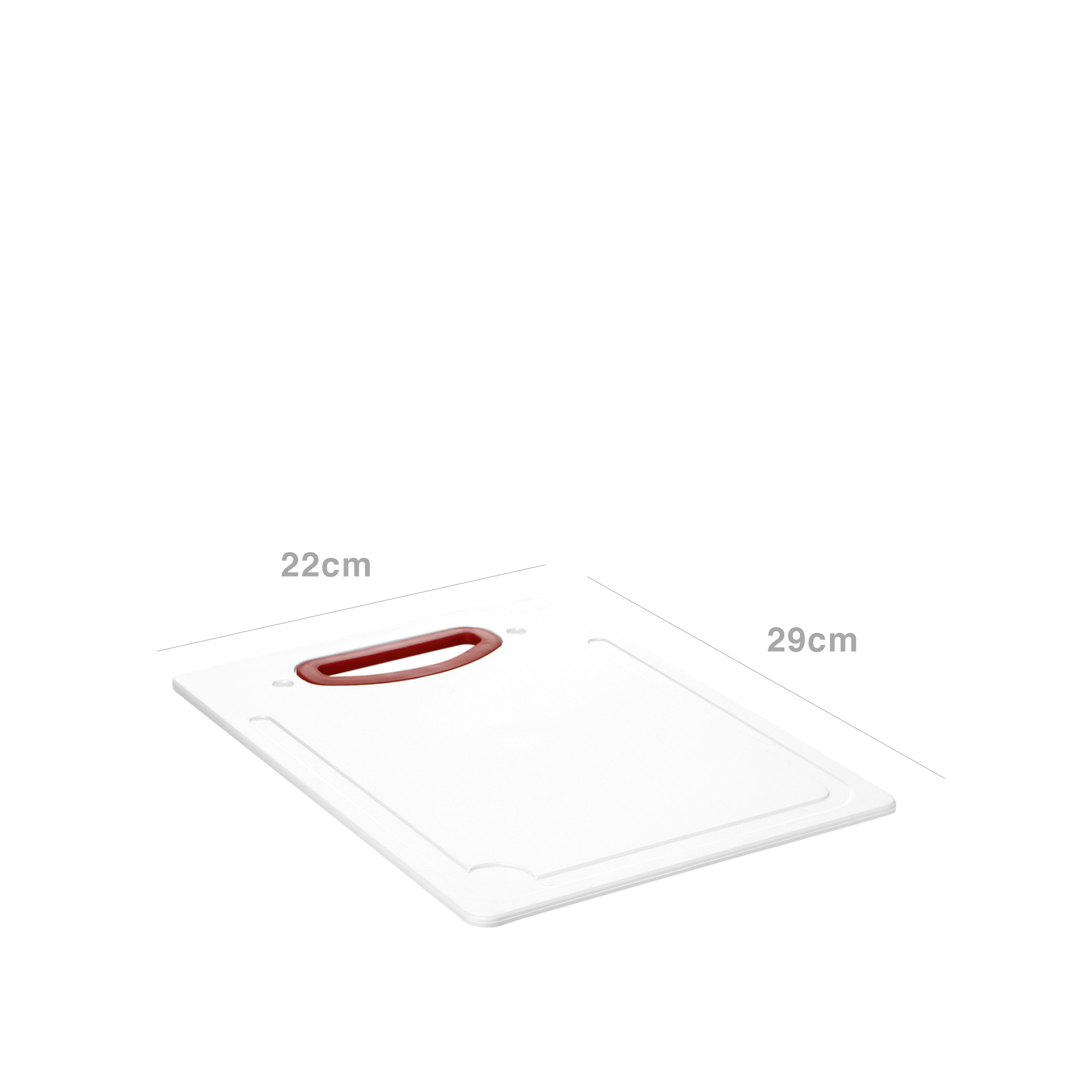 Tábua Corte Cozinha Branca 29X22X0.5cm