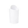 Balde WC com Tampa Basculante Standard Branco 6L 19X28cm