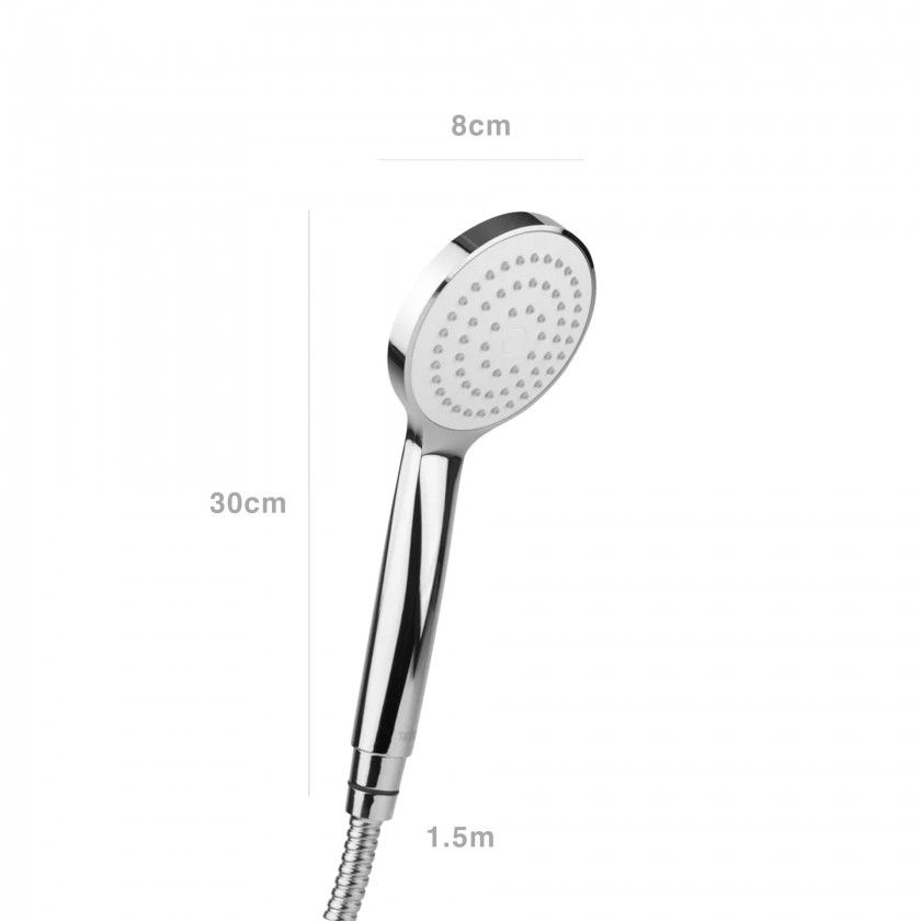Conjunto Duche Marina Chuveiro + Mangueira 1.5M 16X8X30cm Conjunto Duche Marina Chuveiro + Mangueira 1.5M 16X8X30cm