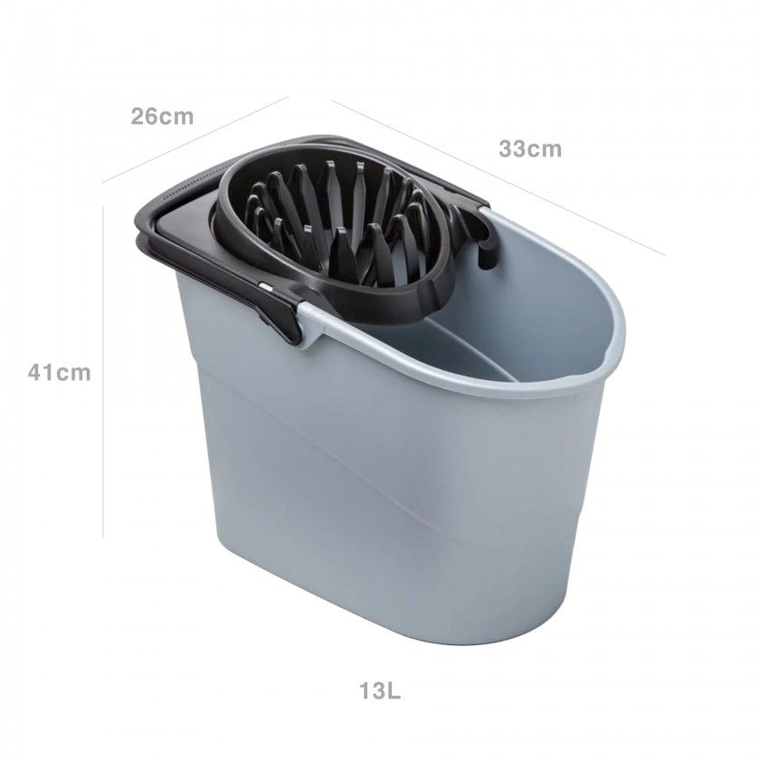 Balde com Espremedor Spider 13L 26X41X33cm Balde com Espremedor Spider 13L 26X41X33cm