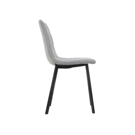 Cadeira Almofadada Cinza 53X45X89cm - Image product