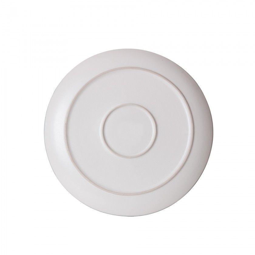 Prato Figura Mar Redondo Branco 36cm