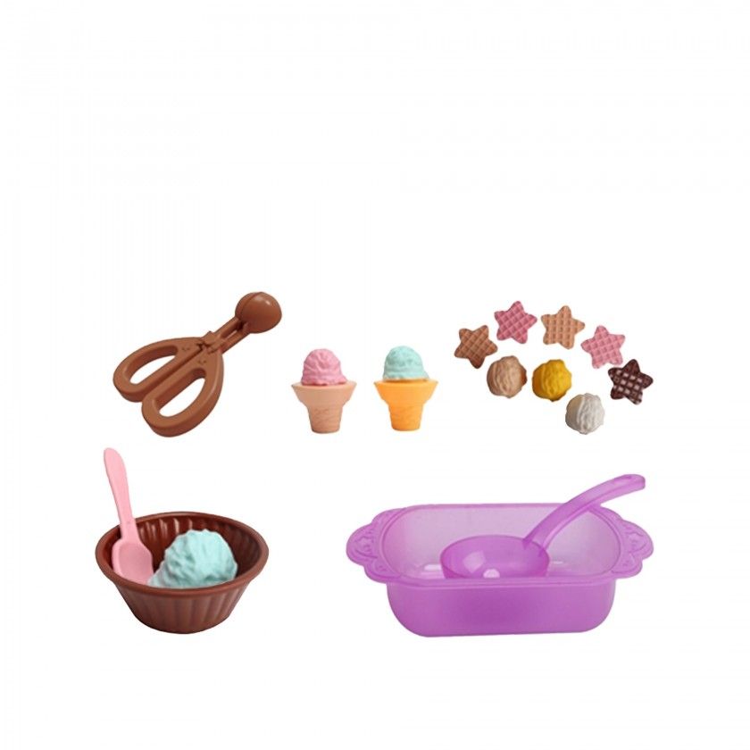 Conjunto Alimentos Ice Cream Sets 30X13X22cm