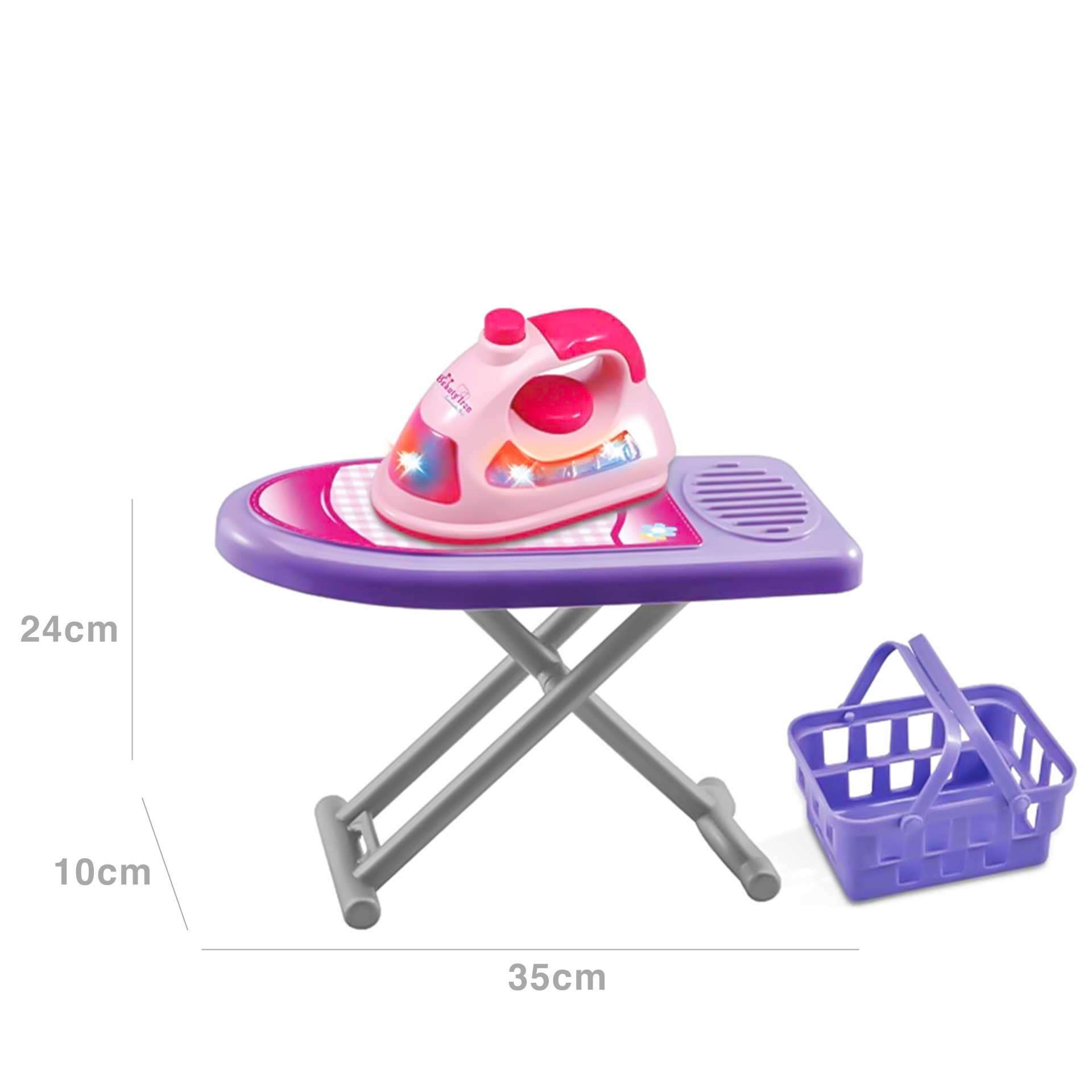 Conjunto Ferro com Tábua 35X10X24cm