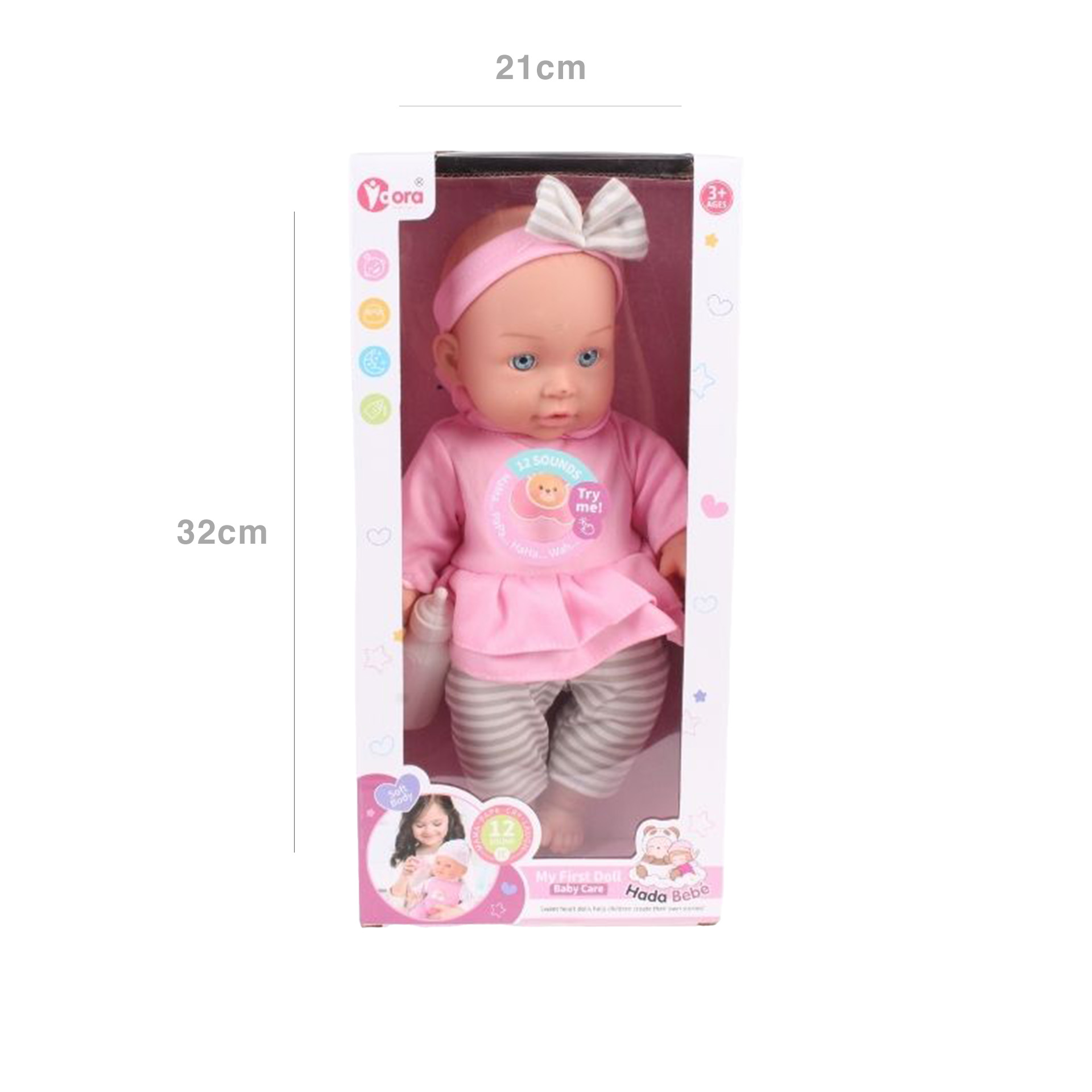 Boneca 12 Sons 32X7X21cm