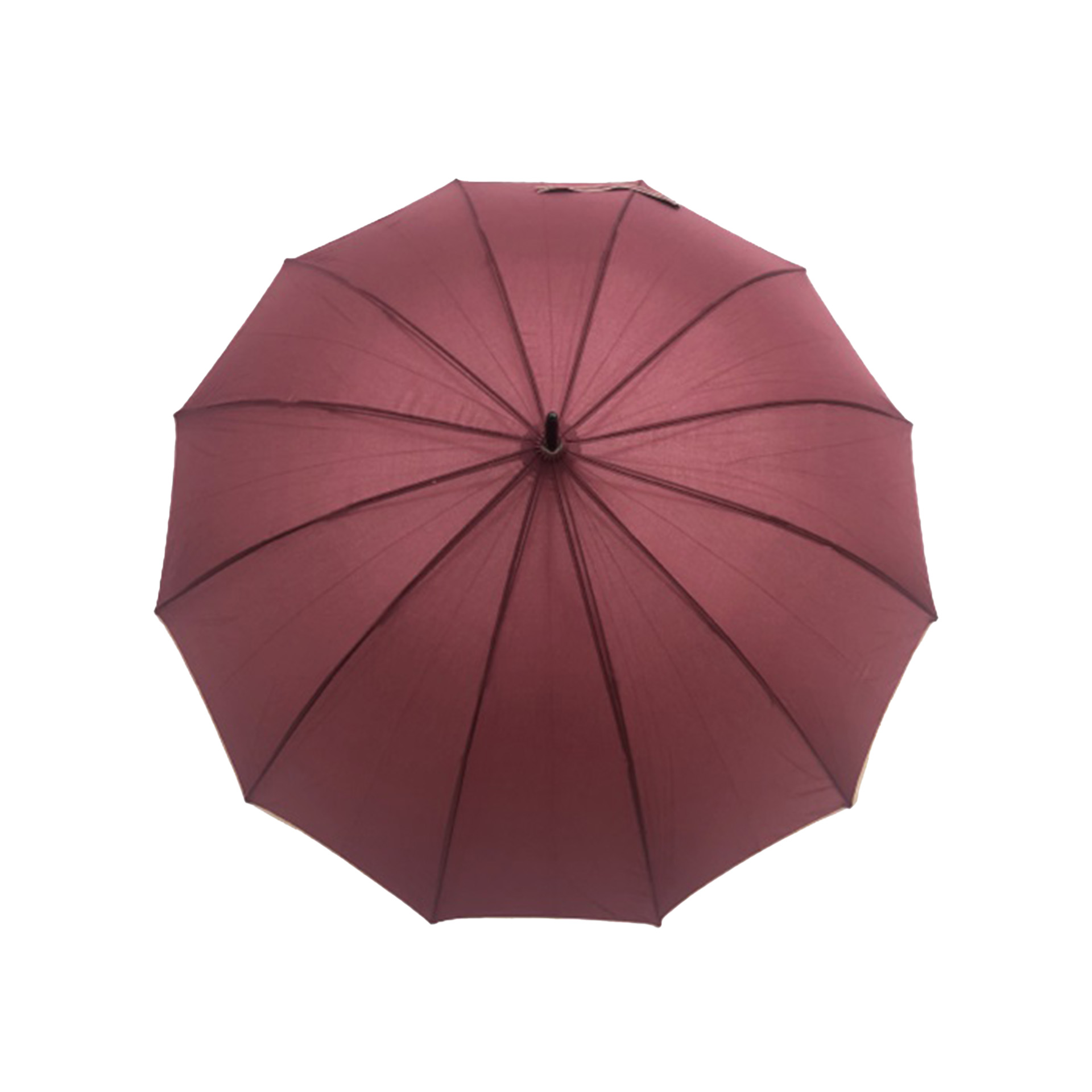 Guarda-Chuva Nasser 12 Varetas Bordô / Bege 118cm