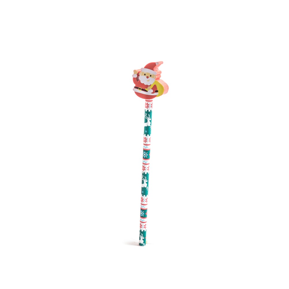 L�pis com Borracha Natal 3X20cm