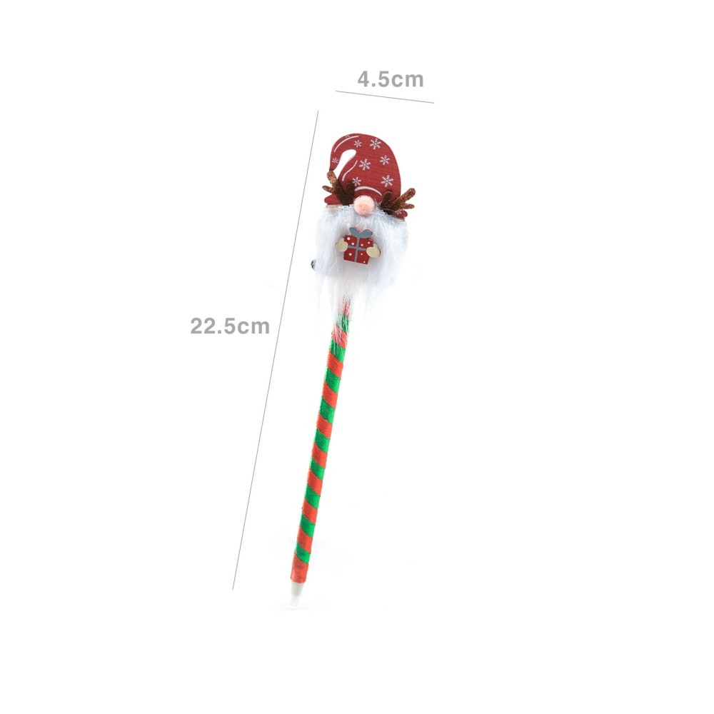 Caneta Natal Gnomo 4.5X2X22.5cm