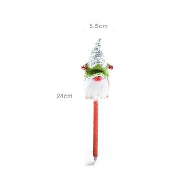 Caneta Natal Gnomo Neve 5.5X3.5X24cm