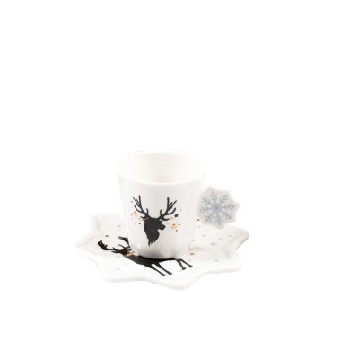 Ch�vena Caf� Estrela com Pires Sortido Pack 2