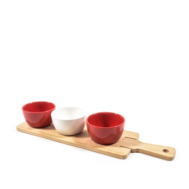 Conjunto Aperitivo Cerâmica 45X12X6.5cm