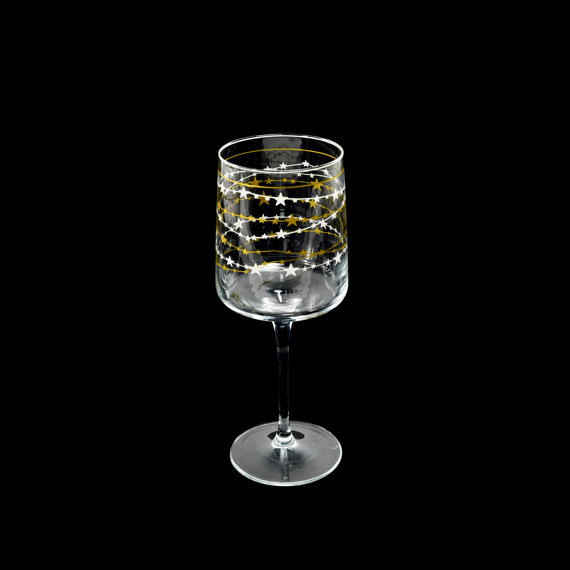 Copo Cristal com Pé Redondo 320ml 7X20cm Pack 3
