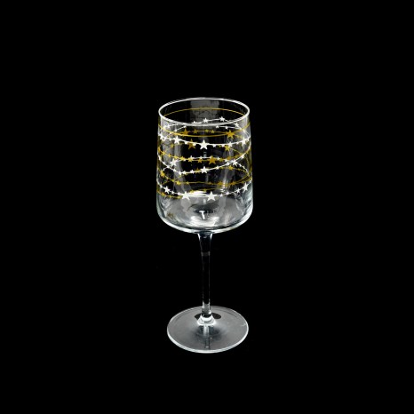Copo Cristal com Pé Redondo 320ml 7X20cm Pack 3 - Image product
