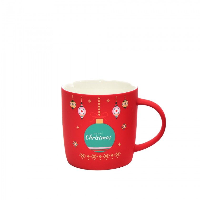 Caneca Merry Christmas Sortido 390ml 8.6X9.2cm