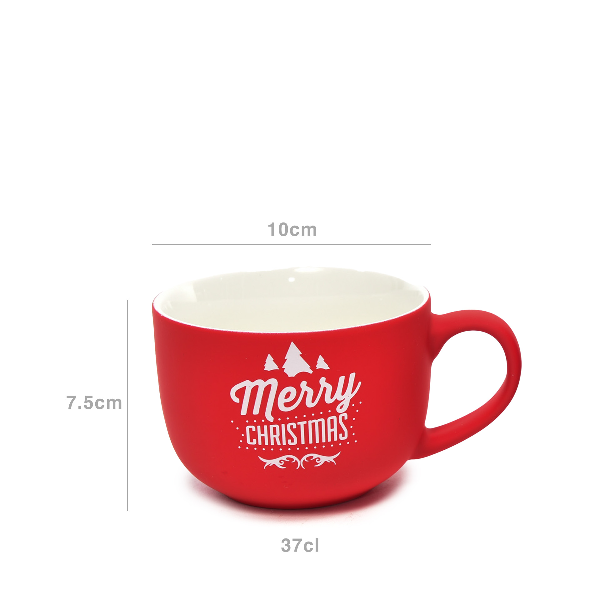 Caneca Merry Christmas Sortido 370ml 10X7.5cm