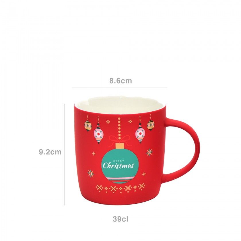 Caneca Merry Christmas Sortido 390ml 8.6X9.2cm Caneca Merry Christmas Sortido 390ml 8.6X9.2cm