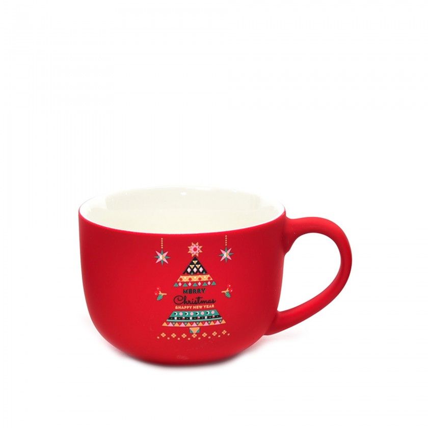 Caneca Merry Christmas Sortido 370ml 10X7.5cm