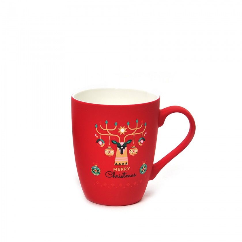 Caneca Merry Christmas Sortido 350ml 8.5X10.2cm