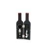 Conjunto Garrafa com 3 Acessórios Vinho 23X6cm Conjunto Garrafa com 3 Acessórios Vinho 23X6cm