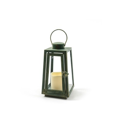Lanterna Led Verde 11X11X21cm