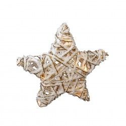 Estrela Natal Metal 15 Led Branco 40X7X40cm