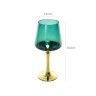 Porta Velas Cristal Dourado/Verde Porta Velas Cristal Dourado/Verde