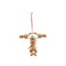 Pendente Rolo Massa Boneco Gengibre 13X11cm Pendente Rolo Massa Boneco Gengibre 13X11cm