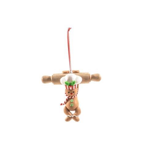 Pendente Rolo Massa Boneco Gengibre 13X11cm - Image product