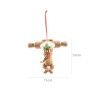 Pendente Rolo Massa Boneco Gengibre 13X11cm Pendente Rolo Massa Boneco Gengibre 13X11cm