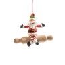 Pendente Rolo Massa Pai Natal 13X11cm