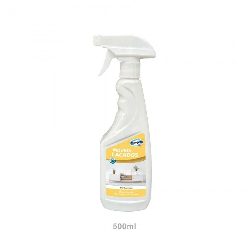 Limpa Móveis Lacados Margem Pistola 500ml Limpa Móveis Lacados Margem Pistola 500ml