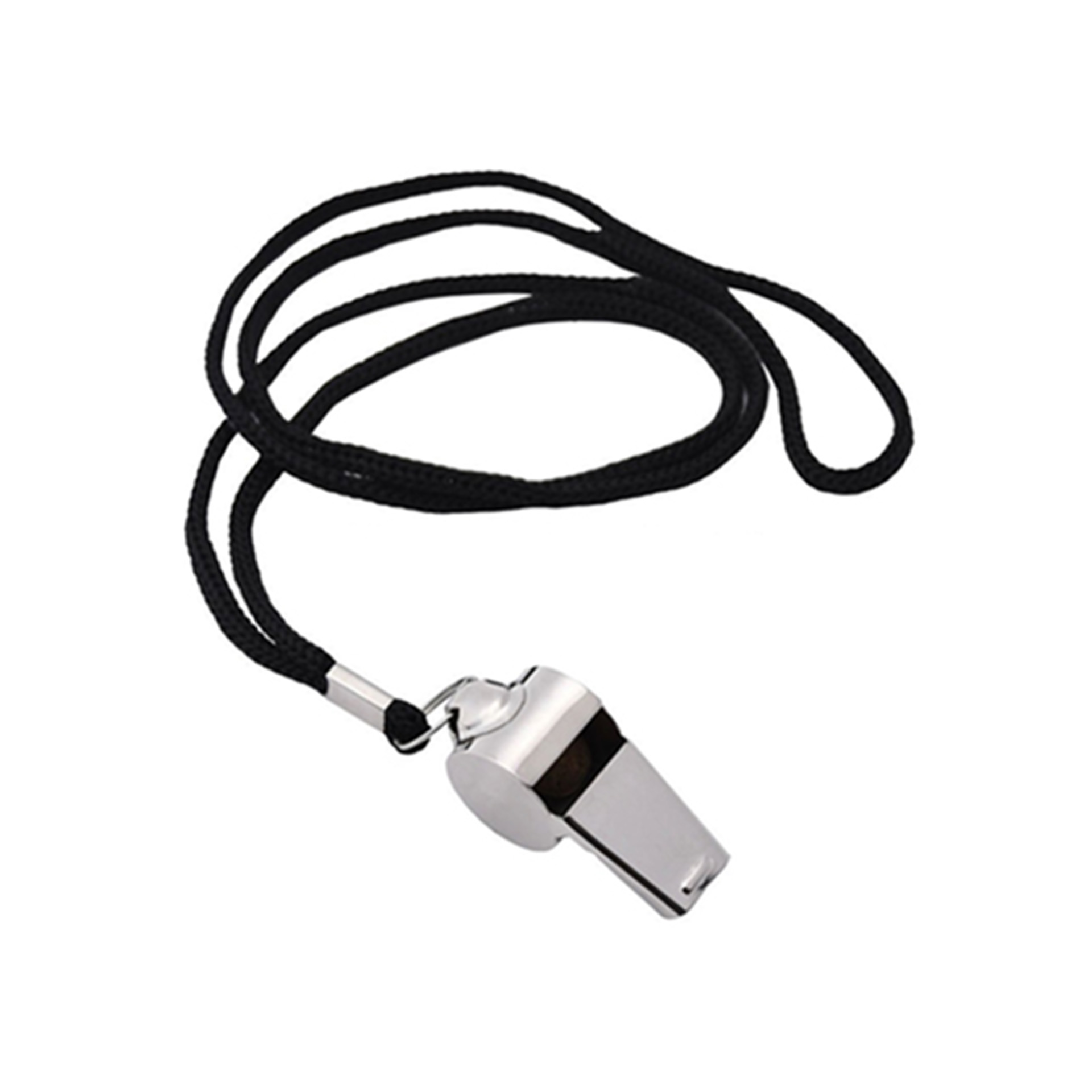 Apito Metálico com Cordão Pack 2