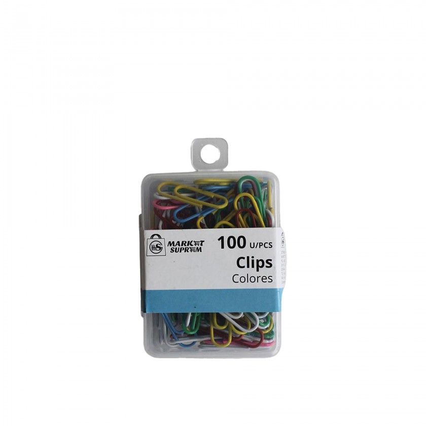 Clips Metal Cores 28mm 100 Unidades Clips Metal Cores 28mm 100 Unidades
