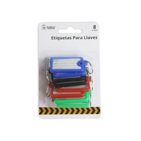 Etiquetas para Chaves Retangular Pack 8 - Image product