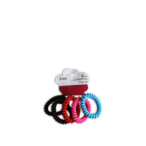 Fita Cabelo Espiral Pack 5 - Image product