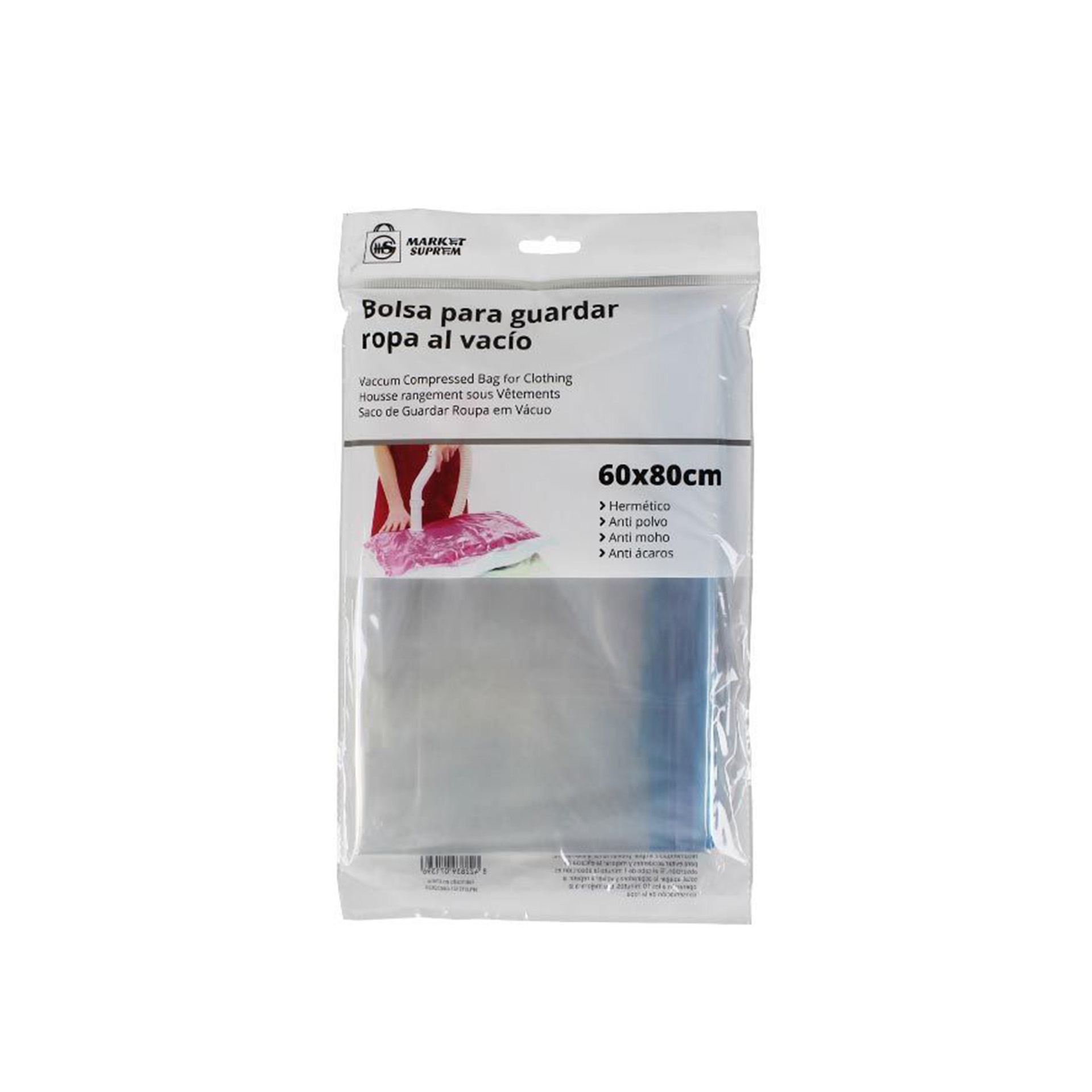 Saco Vácuo Aspirador 60X80cm